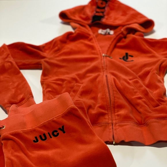 orange juicy tracksuit